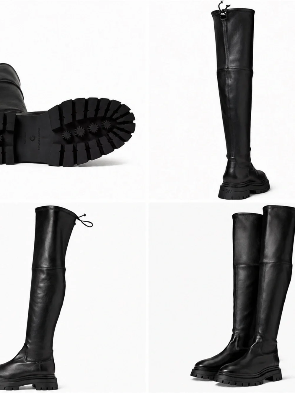 Stuart Weitzman Bedfordland Boots / Black Over-The-Knee